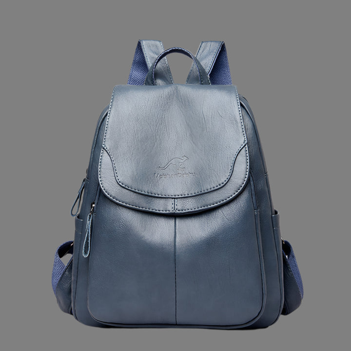 Zaino antifurto in pelle per donne eleganti