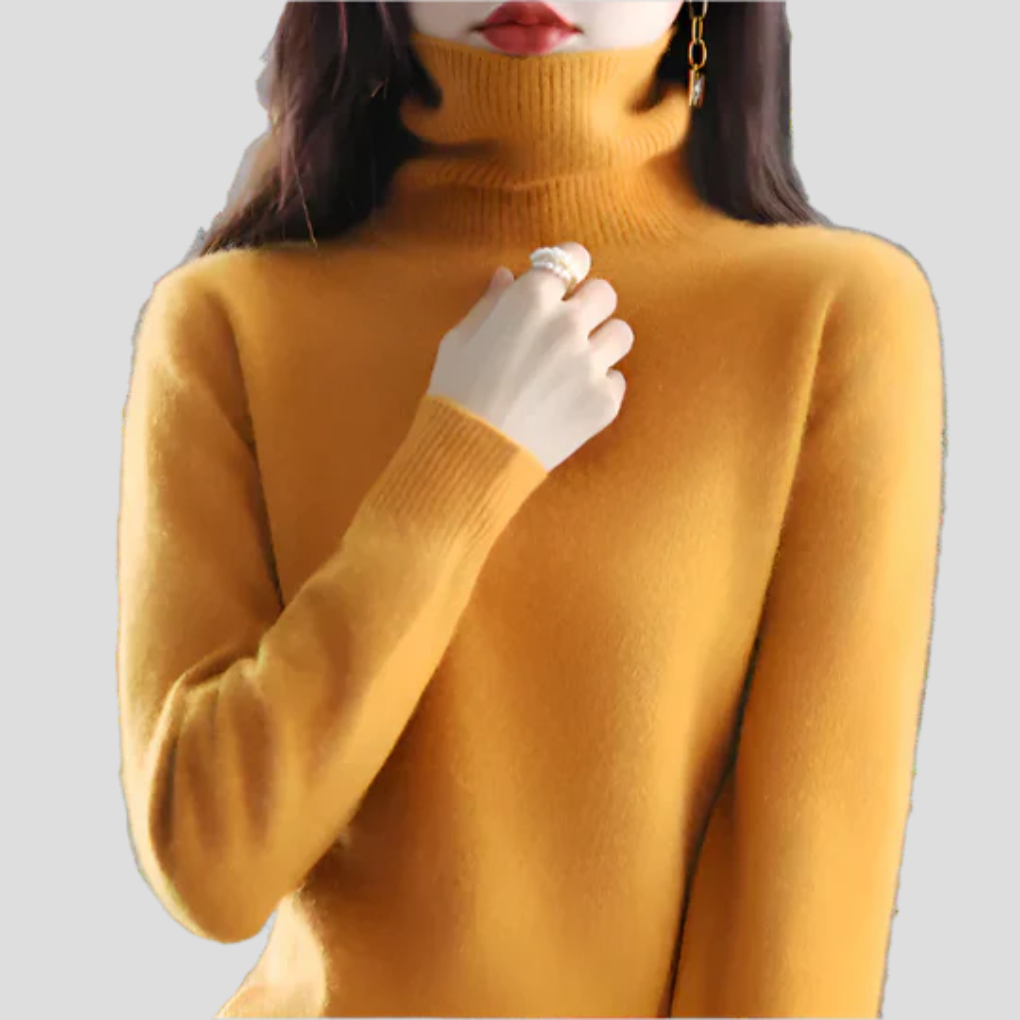 Maglione a collo alto da donna