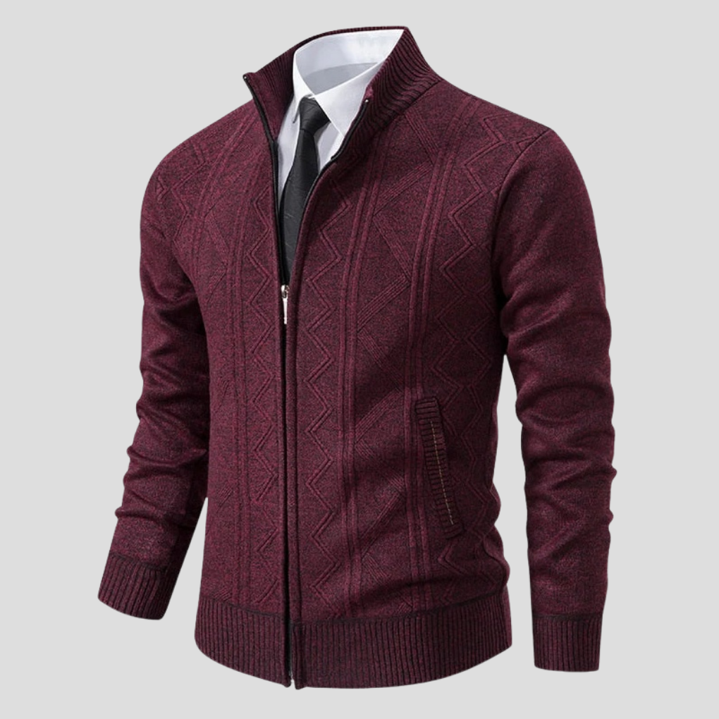 Cardigan in maglia da uomo