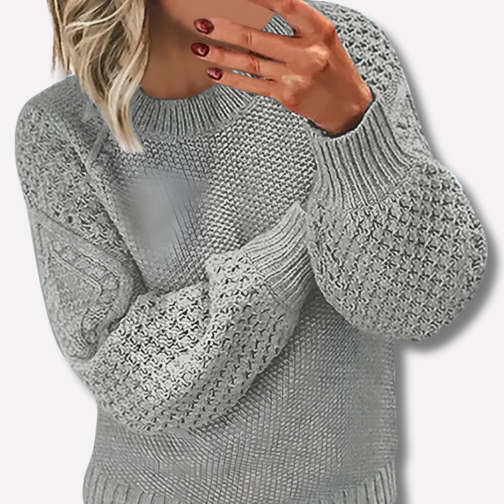 Elegant sweater warm for woman