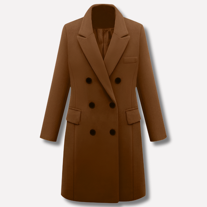 Abrigo invernal largo de mujer