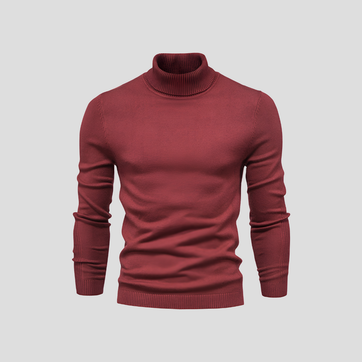 Maglione a collo alto da uomo