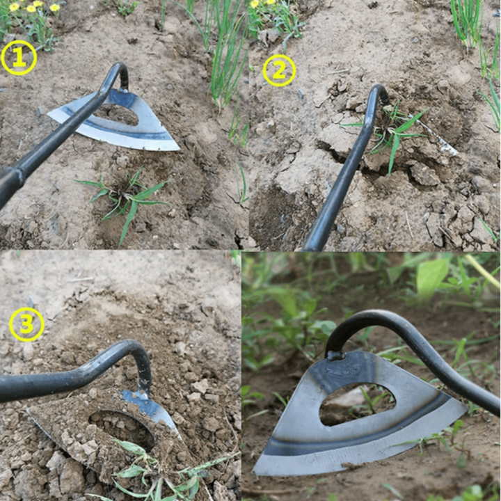 Zappa cava interamente in acciaio per giardinaggio