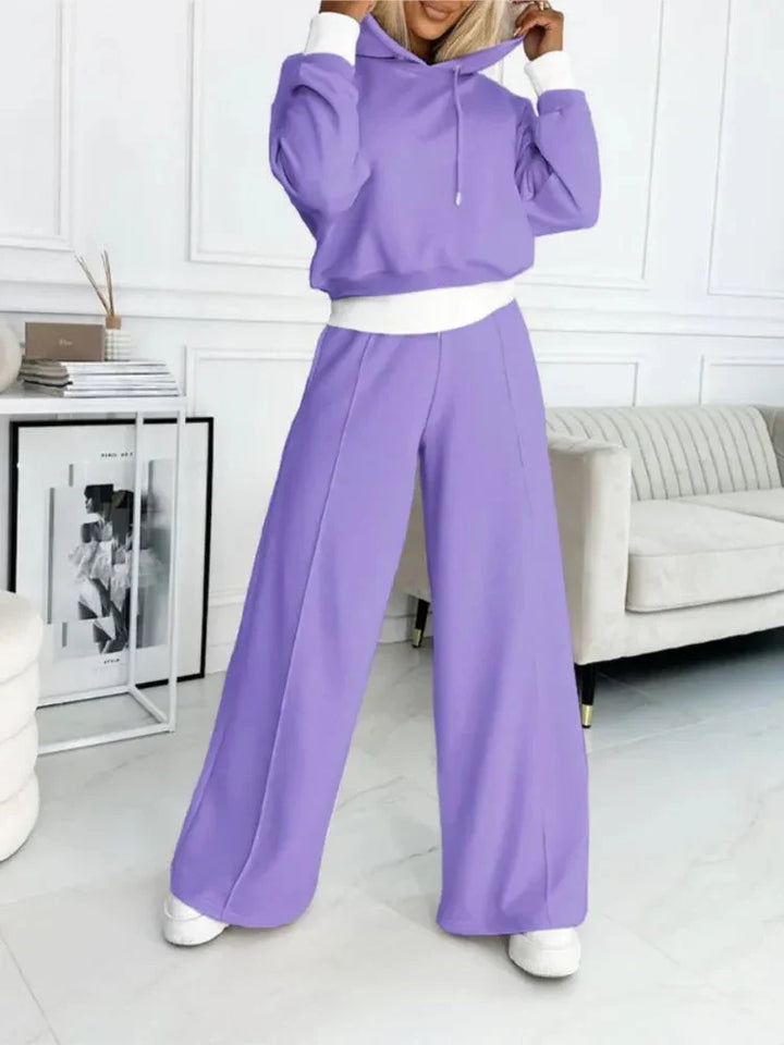Elegante set da jogging per donna in due pezzi