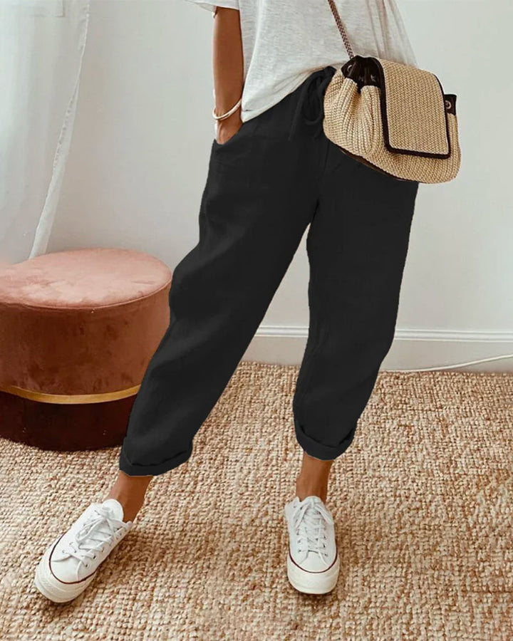 ComfortFit - Pantaloni da Jogging con Vita Elasticizzata e Cordoncino