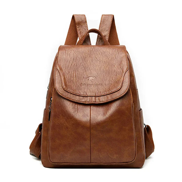 Zaino in pelle resistente per le donne