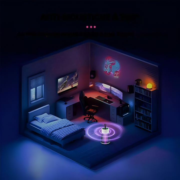 Lampada elettrica antizanzare