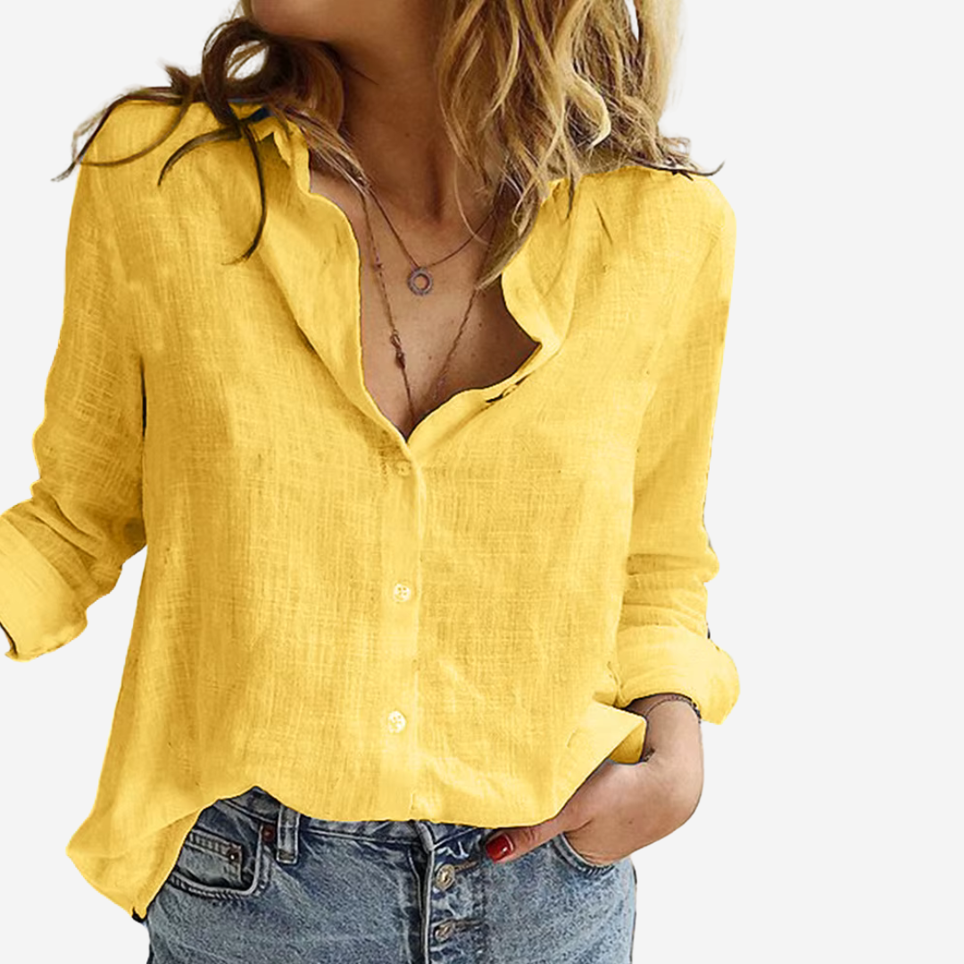 Camicetta in lino da donna