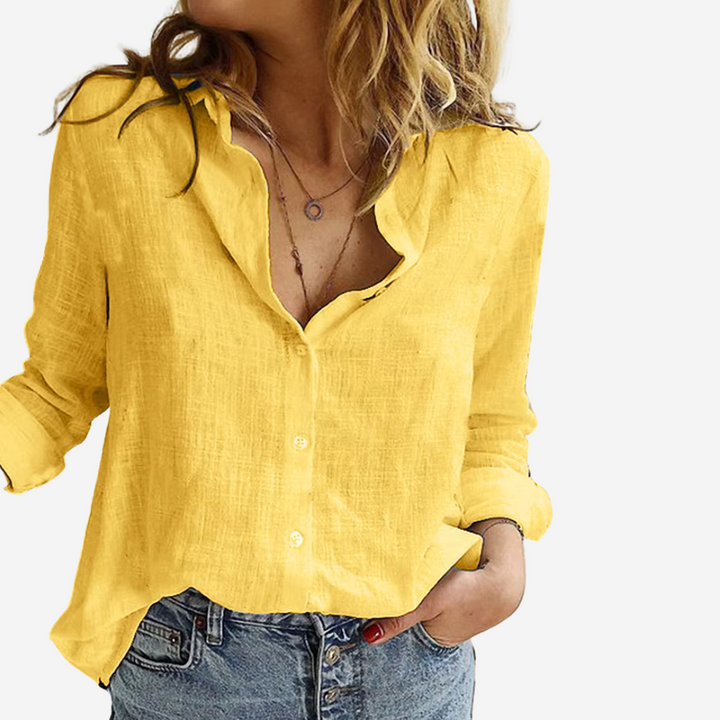 Camicetta in lino da donna