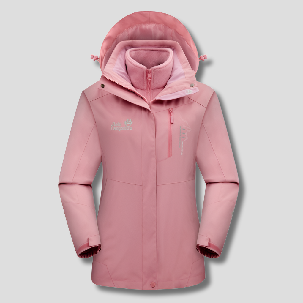 Chaqueta de esquí 3 en 1 funcional, capa invernal