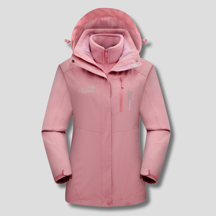 Chaqueta de esquí 3 en 1 funcional, capa invernal