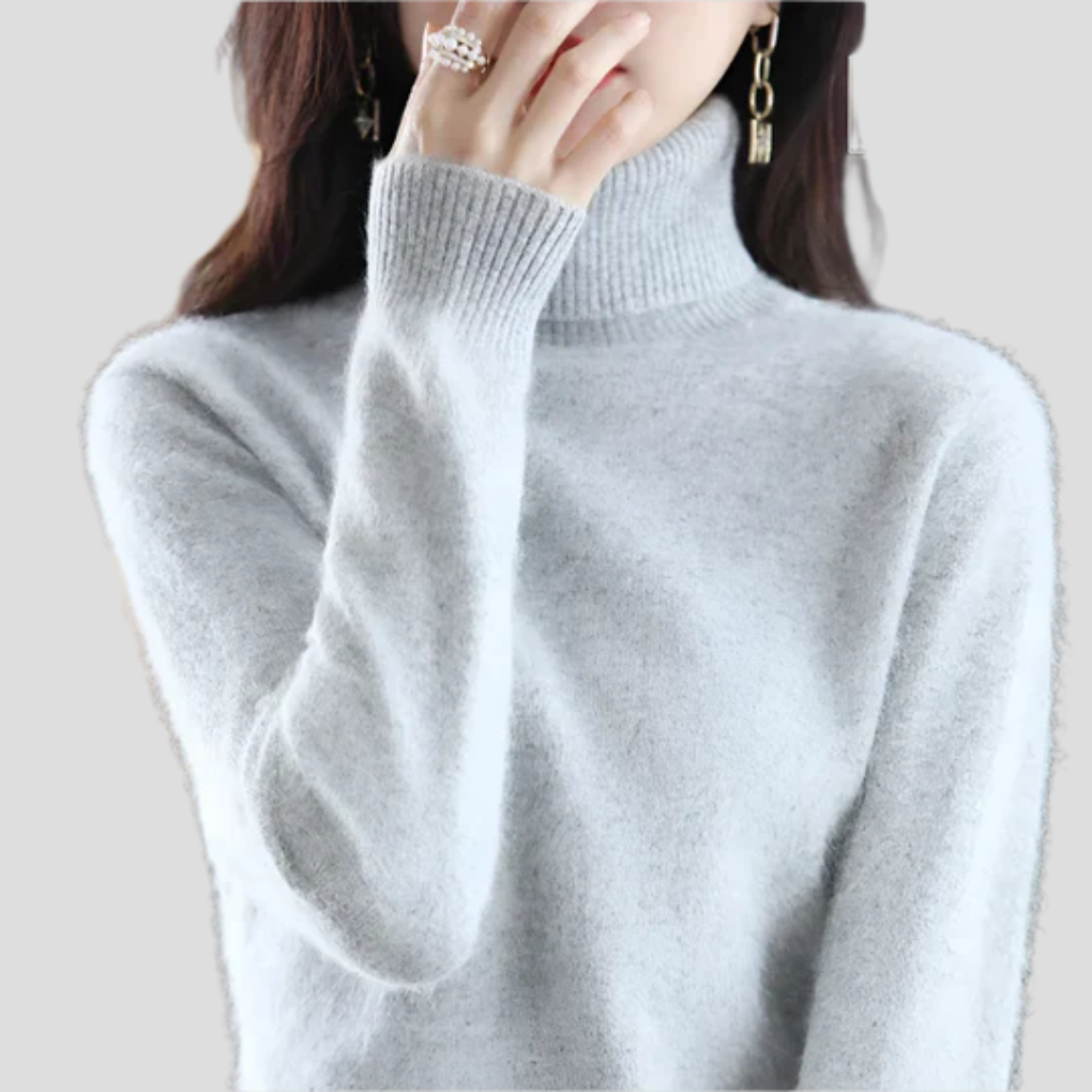 Maglione a collo alto da donna