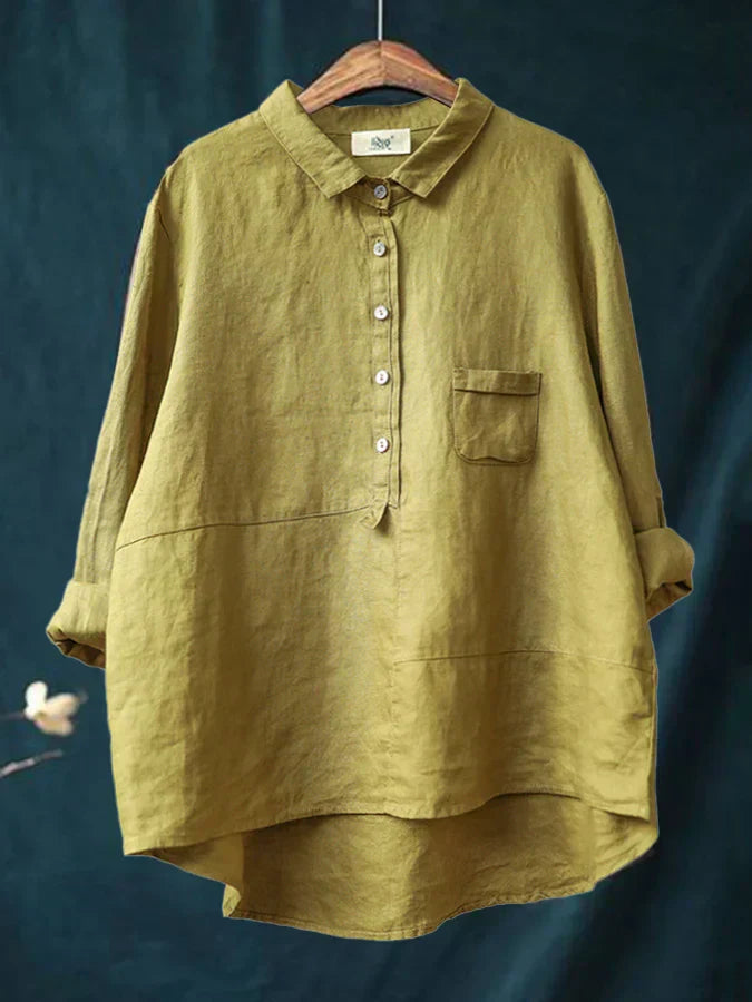 Camicetta elegante a maniche lunghe da donna