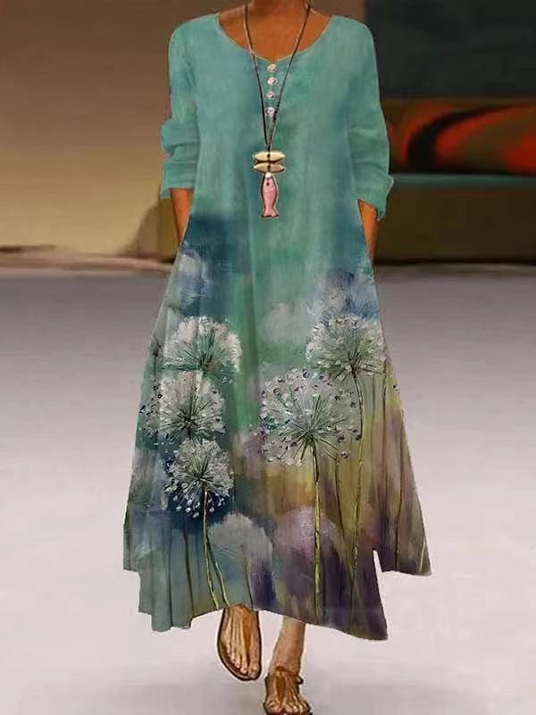 Abito elegante da donna in cotone