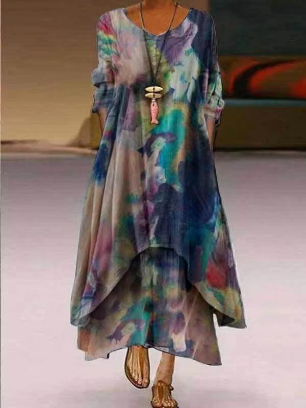 Abito elegante da donna in cotone