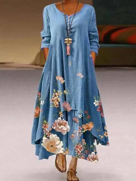 Abito elegante da donna in cotone