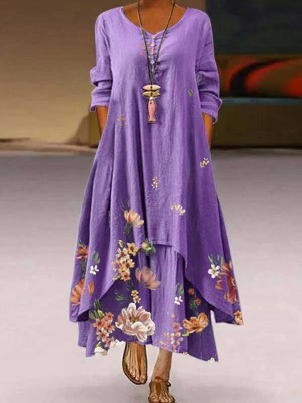 Abito elegante da donna in cotone