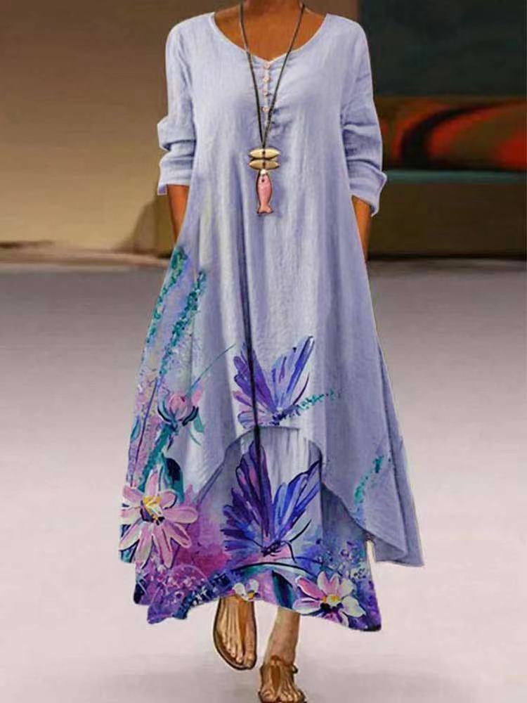 Abito elegante da donna in cotone