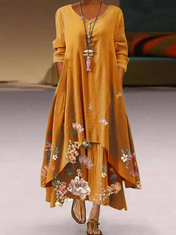 Abito elegante da donna in cotone