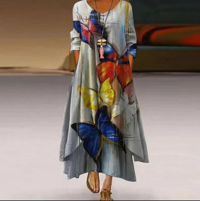 Abito elegante da donna in cotone