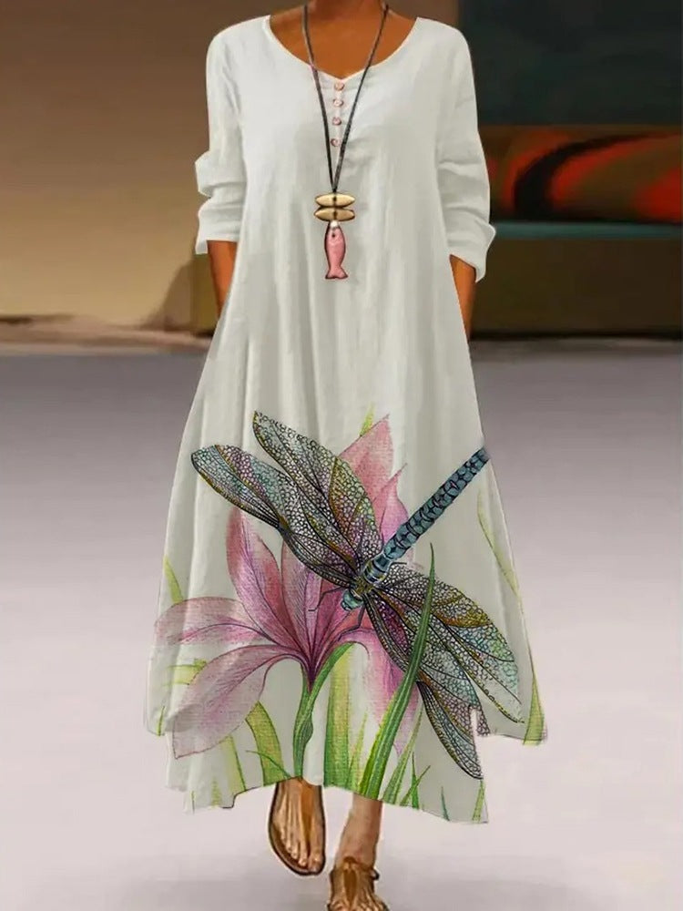 Abito elegante da donna in cotone