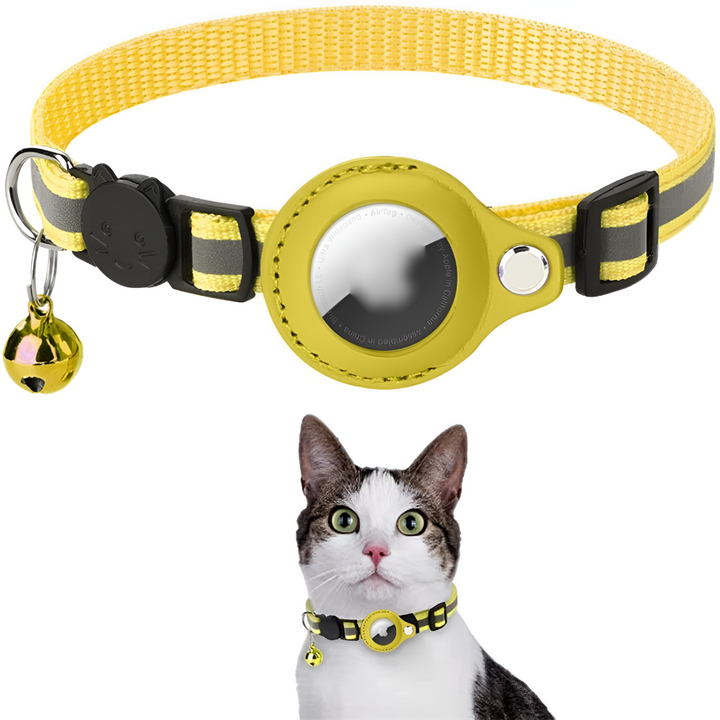Collare GPS per gatti con design riflettente