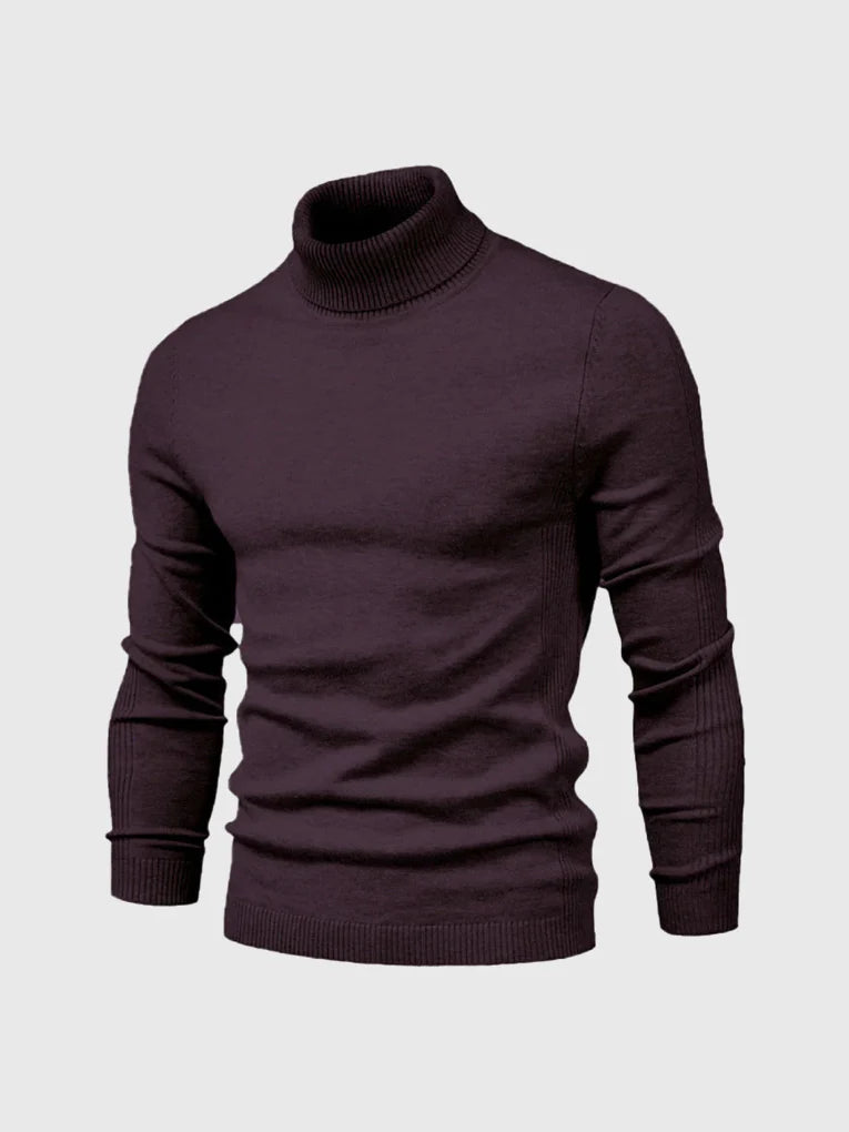 Maglione a collo alto da uomo