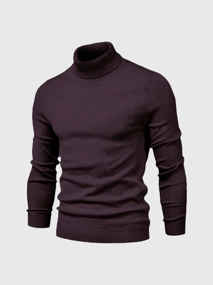 Maglione a collo alto da uomo
