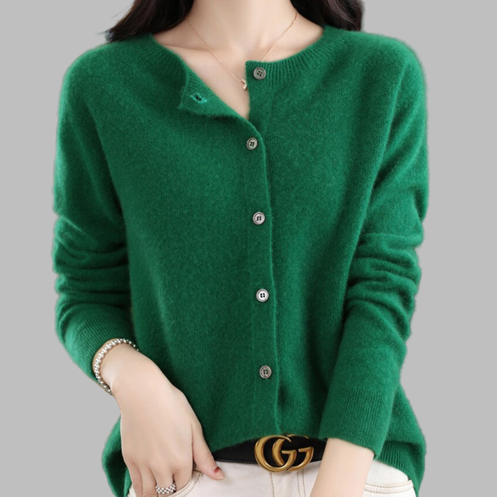 Cardigan con scollo a V da donna