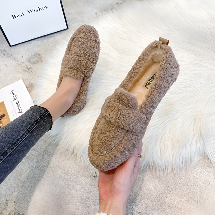 Pantofole da donna in peluche