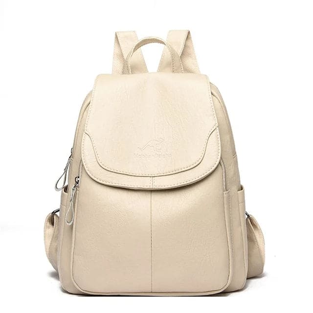 Zaino in pelle resistente per le donne