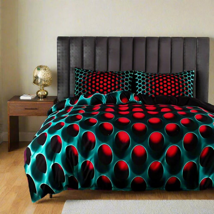 Set copripiumino Cosmic Vortex 3 pezzi