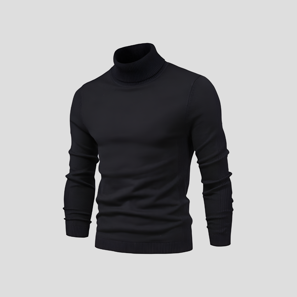 Maglione a collo alto da uomo