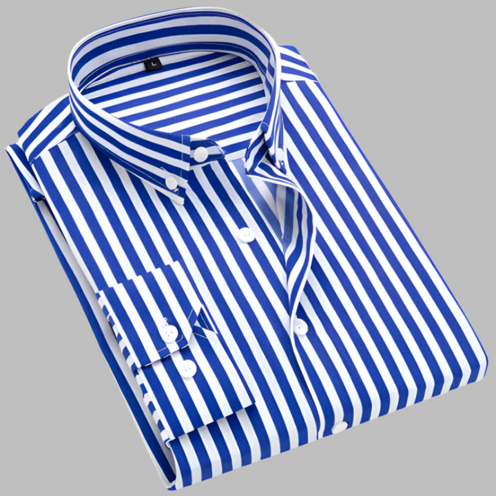 Camicia da uomo in cotone Oxford a quadri