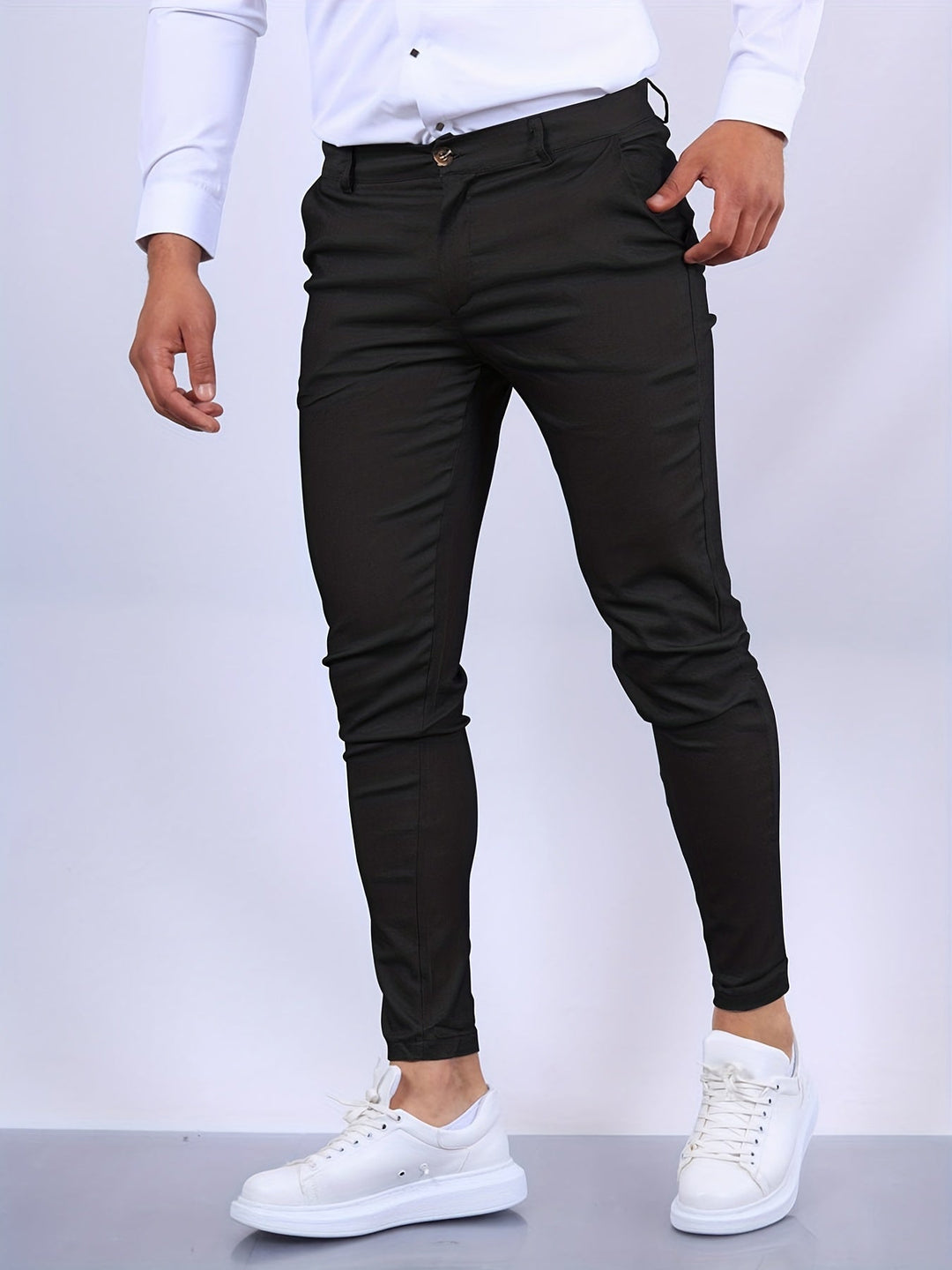 Pantaloni skinny elasticizzati da uomo