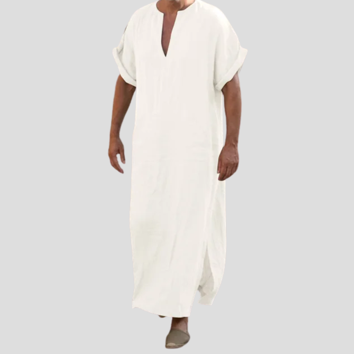 Djellaba con escote en V