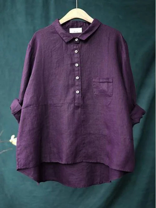 Camicetta elegante a maniche lunghe da donna