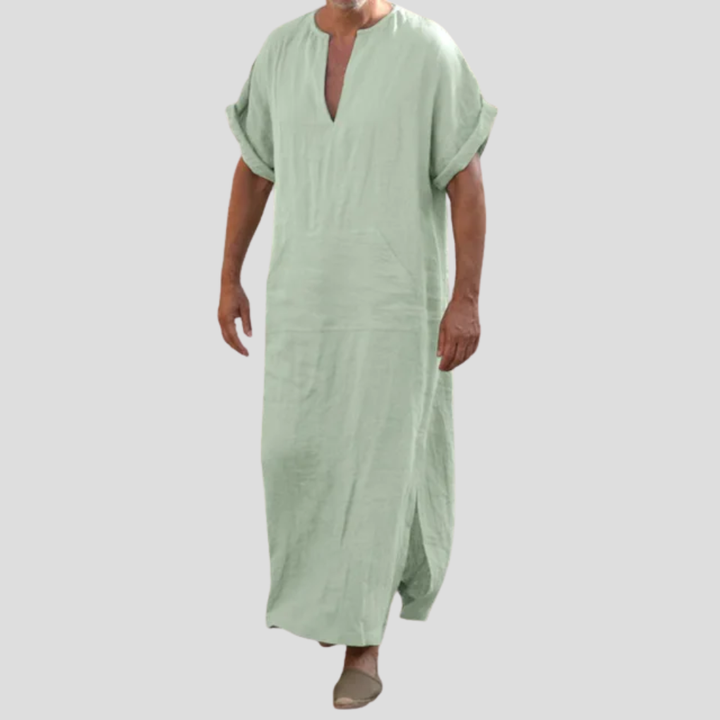 Djellaba con escote en V