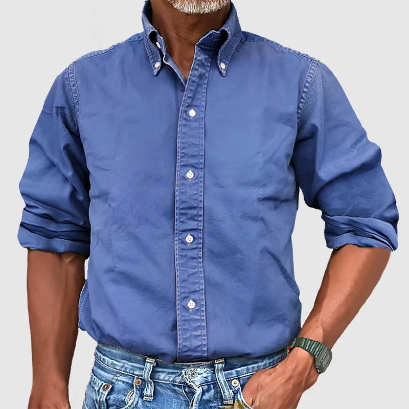 Camicia classica a maniche lunghe da uomo