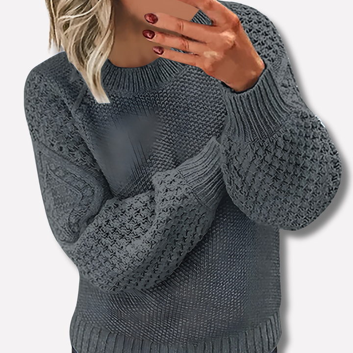 Elegant sweater warm for woman