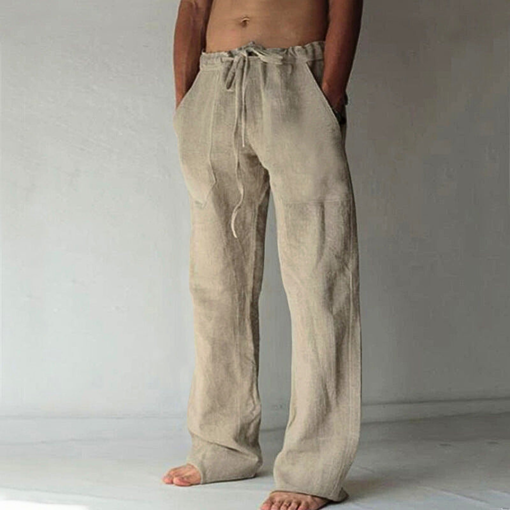 Comodo abbigliamento casual a vita alta con coulisse
