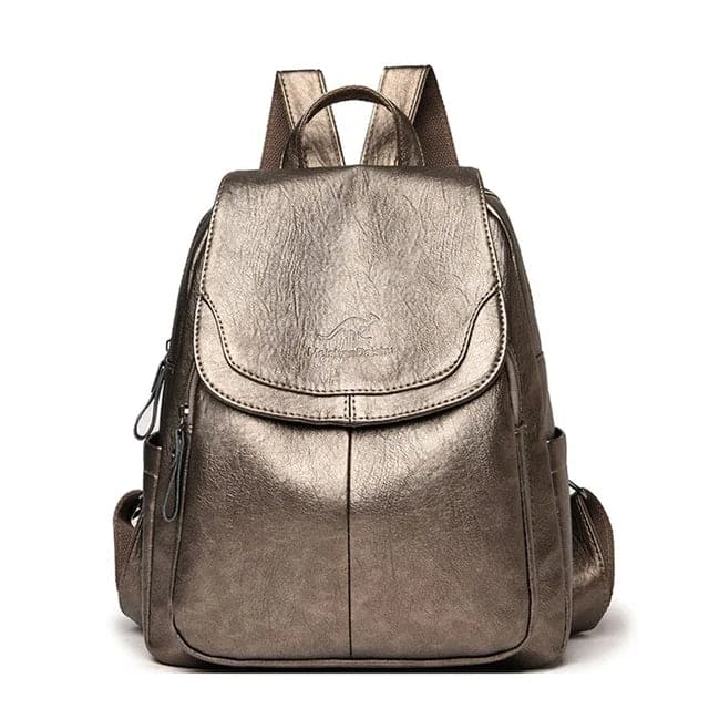 Zaino in pelle resistente per le donne
