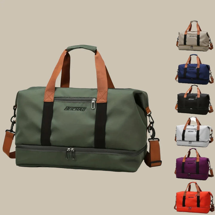 ArancioneBorsa da viaggio da uomo spaziosa ed elegante