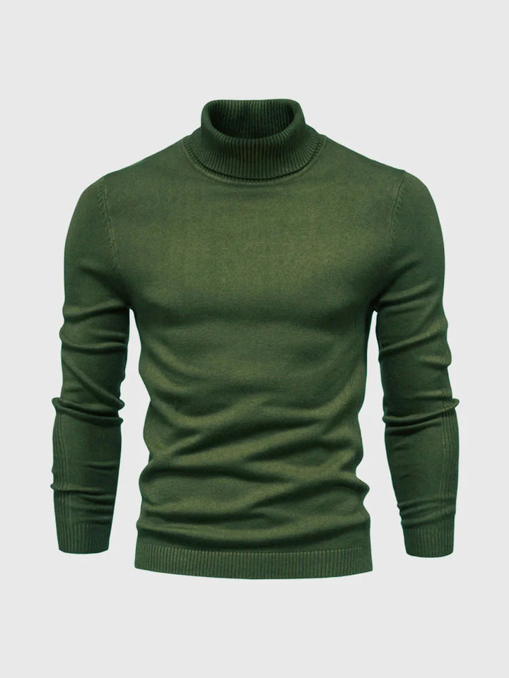 Maglione a collo alto da uomo