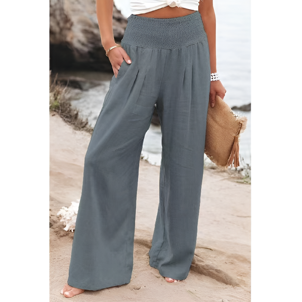 Comodi pantaloni in lino per donna