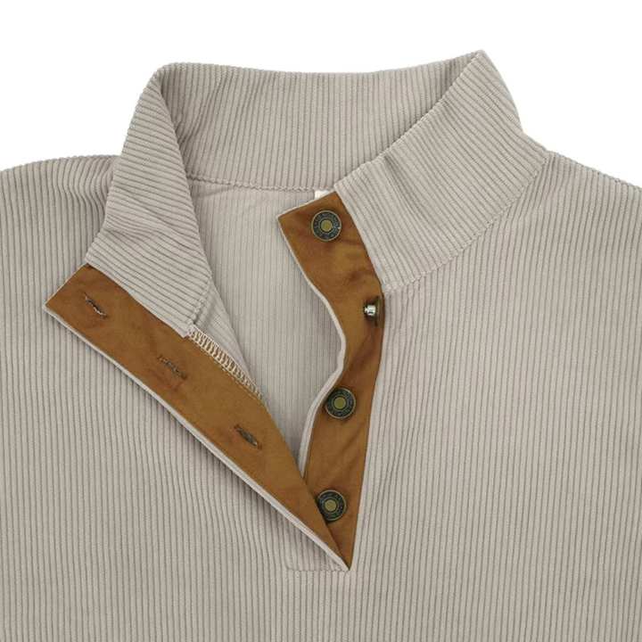 Maglione in velluto a coste da uomo elegante e confortevole