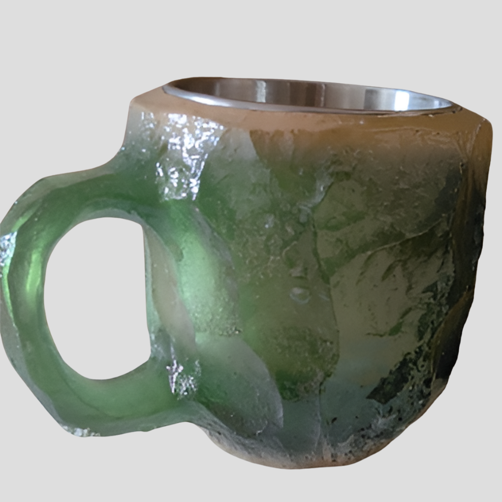 Tazze da caffè in cristallo minerale