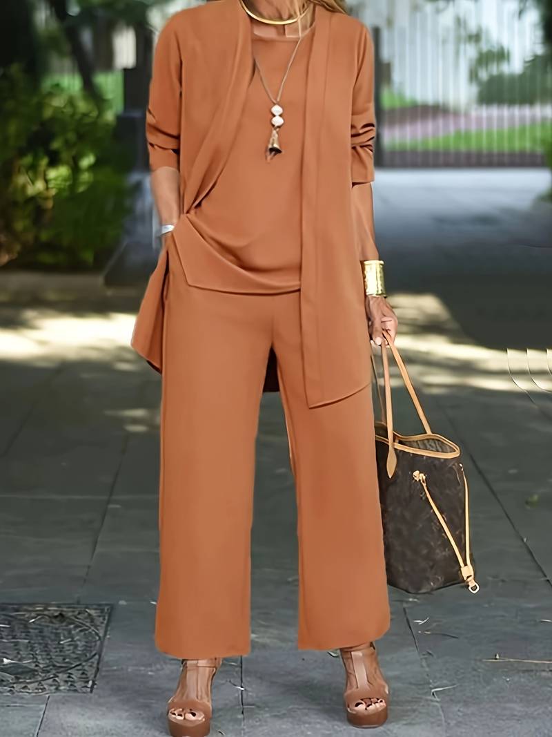 Elegante Completo da Donna in Tre Pezzi