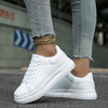 Sneakers in pelle bianca da donna