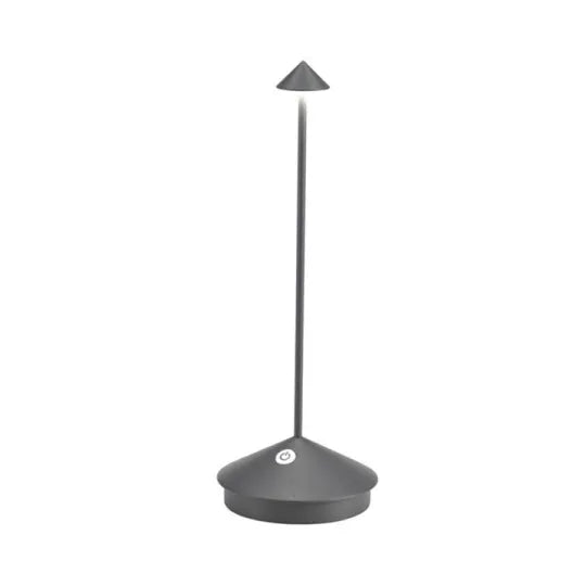Moderna lampada da tavolo LED sottile e senza fili per un'illuminazione elegante